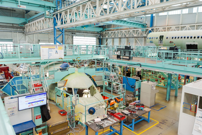 Visite des ateliers Airbus à Saint-Nazaire