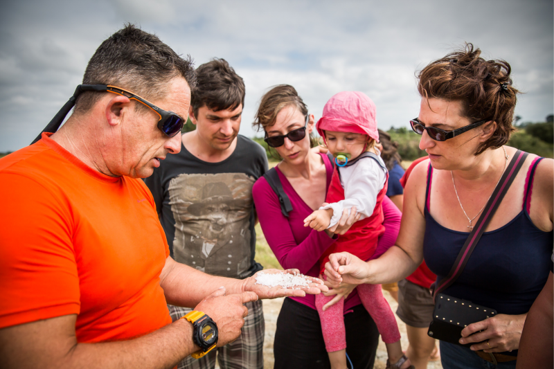 Visite des Salines de Millac marais salants marais breton  bourgneuf en retz villenveuve en retz