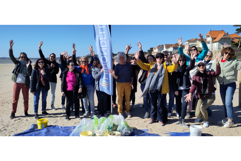 Word clean up day association Hirondelle Schutz Natur Ökologie Destination Pornic