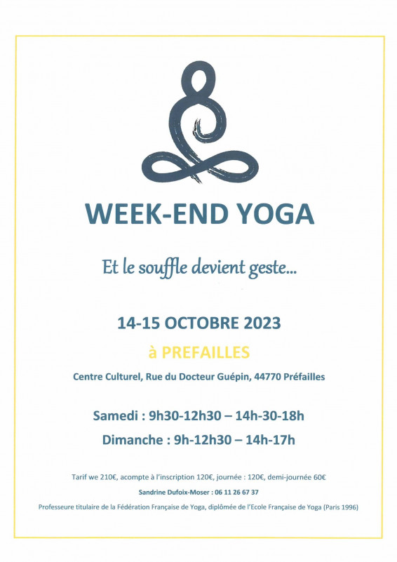 WEEK-END YOGA - Préfailles